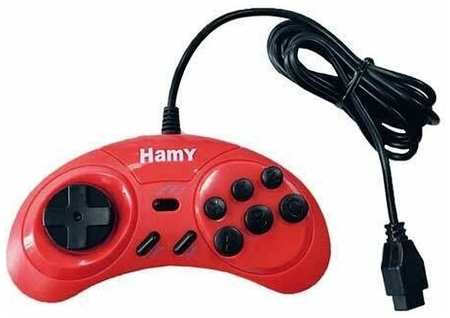 Джойстик для Hamy (Sega) 16 bit Turbo (красный) 19848533345434