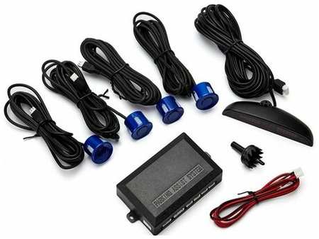 CarPrime Парктроник LED дисплей 888 4 датчика (Цвет синий) 19848534807670