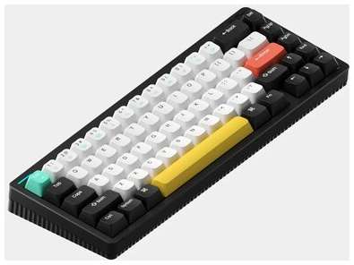 Беспроводная механическая клавиатура Nuphy Halo65, 67 клавиш, RGB подсветка, Rose Glacier Switch, Black 19848534899816