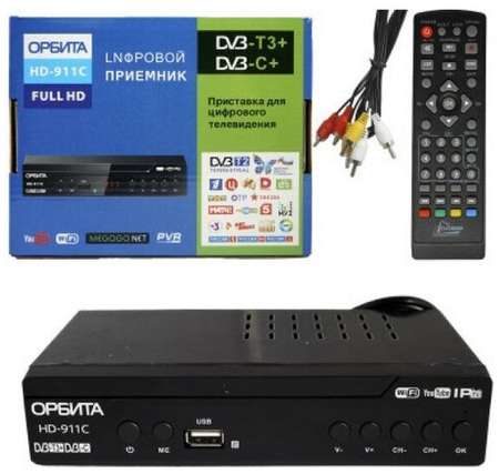 Цифровая ТВ приставка DVB-T2 Орбита HD-911C