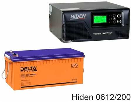 ИБП Hiden Control HPS20-0612 + Delta DTM 12200 L
