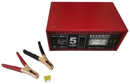 Heyner Зарядное устройство для АКБ 6В/12В, 20 - 60Ач, 5А, ABSAAR, механический индикатор