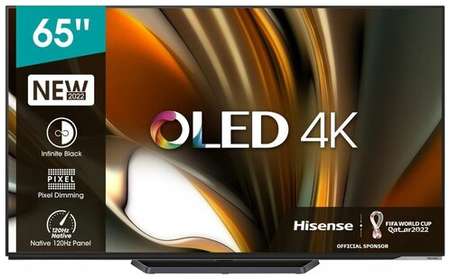 65″ Телевизор Hisense 65A85H, OLED, 4K Ultra HD, черный, смарт ТВ, VIDAA 19848538605701