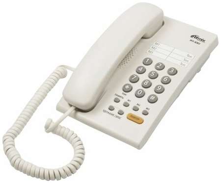 Проводной телефон Ritmix RT-330, белый 19848538655955