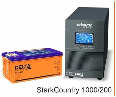 Stark Country 1000 Online, 16А + Delta GEL 12-200 19848539410401