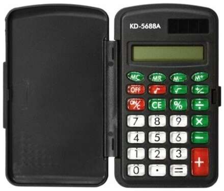 Kadio Калькулятор карманный, 8 разрядов, со звуком KD-5688A 19848539420678