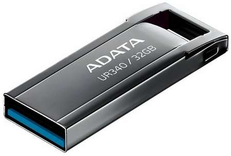 Flash USB Drive ADATA 32GB UR340 USB 3.2 Gen1, Black, Retail (AROY-UR340-32GBK) 19848539521624