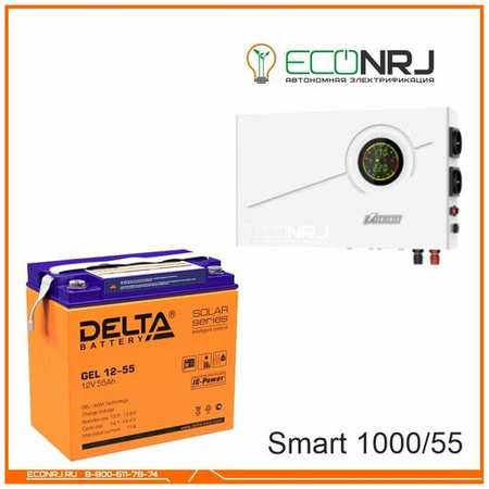 ИБП Powerman Smart 1000 INV + Delta GEL 12-55 19848539967593