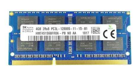Оперативная память Hynix DDR3L 4Gb 1600 Mhz So-Dimm PC3L-12800 для ноутбука 19848540012832
