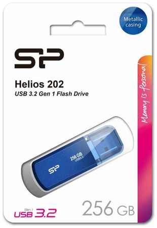 USB флешка 128Gb Silicon Power Helios 202 blue USB 3.2 Gen 1 (USB 3.0) 19848540229506