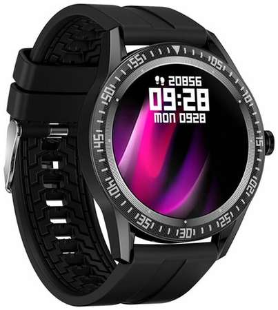 Смарт-часы Digma Smartline F3, 1.28″, черный / черный [f3b] 19848540523216