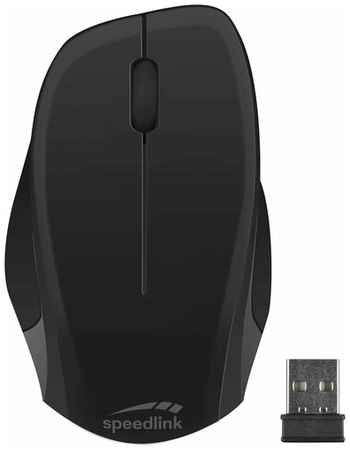 Мышь SPEEDLINK Ledgy Mouse Silent, оптическая, беспроводная, USB, черный [sp42] 19848540557586