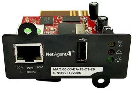 Модуль Powercom DA807 SNMP 1 port + USB (short) 19848540585714