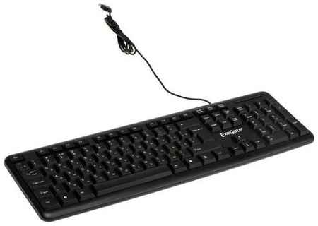Клавиатура ExeGate EX287138RUS Professional Standard LY-405 (USB, полноразмерная, 105кл, Enter большой, длина кабеля 1,5м, черная, Color box) 19848540931392
