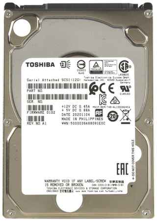 Жесткий диск Infortrend Toshiba Enterprise 2.5″ SAS 12Gb/s HDD, 1.8TB, 10000RPM, 1 in 1 Packing 5YW 19848544747599