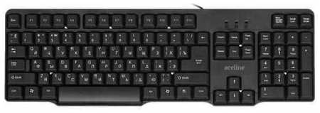Клавиатура+мышь проводная Aceline KM-507BU черный 19848545013723