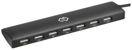 Разветвитель USB-C Digma HUB-7U2.0-UC-B 7порт