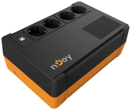 Интерактивный ИБП nJoy Soter 600 PWUP-LI060SR-AZ01B черный/оранжевый 360 Вт