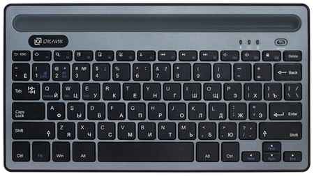 OKLICK Клавиатура Оклик 845M серый/черный USB беспроводная BT/Radio slim Multimedia (1680661) 19848547658211