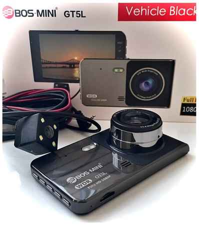 Видеорегистратор с 2 камерами-Bos-Mini GT5L Vehicle blackBOX full HD 1080p 19848547689618
