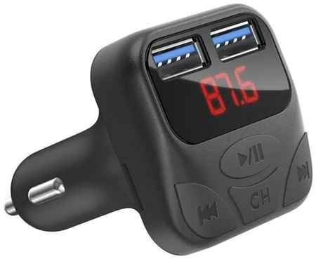 Bluetooth FM-трансмиттер для автомобиля 2 USB Handsfree 5V 3,1A Bluetooth 4.2 + EDR Dream X25