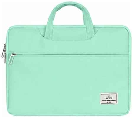 Сумка для ноутбука WiWU ViVi Laptop Handbag для Macbook 15.6″, водонепроницаемая - Зеленый 19848547947396