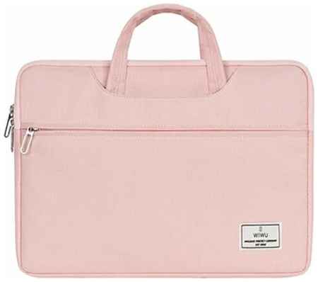 Сумка для ноутбука WiWU ViVi Laptop Handbag для Macbook 14″, водонепроницаемая - Розовый 19848547986252