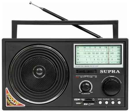 Радиоприемник Supra ST-25U, черный 19848548019866