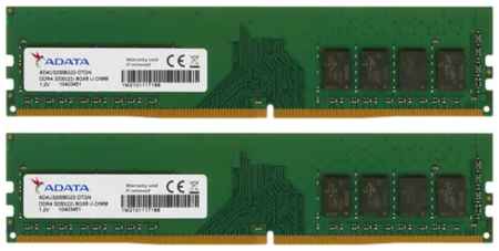 Оперативная память ADATA Premier AD4U32008G22-DTGN 16 ГБ, DDR4, 8 ГБx2 шт, 3200 МГц