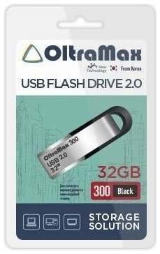 Флеш-накопитель OLTRAMAX OM-32GB-300-Black 32 Гб, черный 19848551370634
