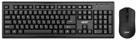 Комплект (клавиатура+мышь) Acer, USB, беспроводной, черный 19848552023371
