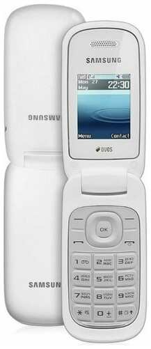 Телефон Samsung E1272, 2 SIM, белый 19848553951580