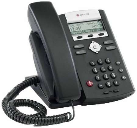 VoIP-телефон Polycom SoundPoint IP 331 черный 19848556887538