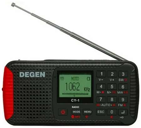 Радиоприемник Degen CY-1 black туристический 19848557389212
