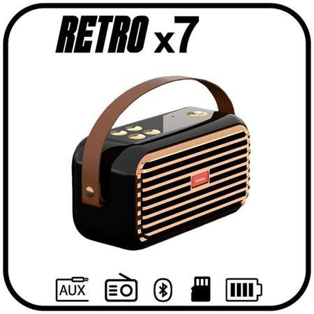 X7 Портативная беспроводная Bluetooth колонка в стиле ретро 19848557762911