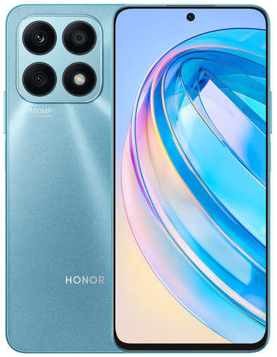 Смартфон HONOR X8A 6/128 ГБ RU, Dual nano SIM, Cyan Lake 19848560803959