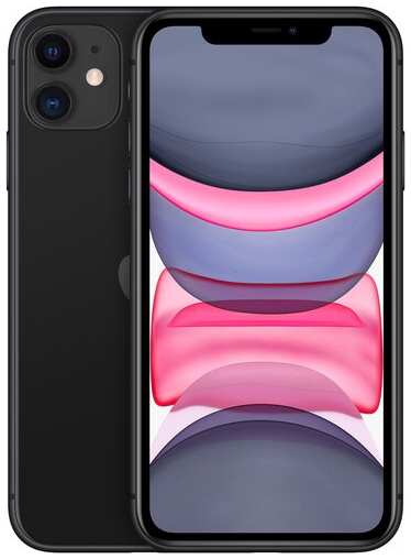 Смартфон Apple iPhone 11 128 ГБ, Dual nano SIM, черный 19848560813389