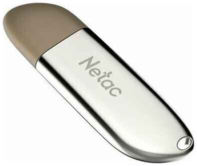 Комплект 5 шт, Флеш-диск 16 GB NETAC U352, USB 2.0, металлический корпус, серебристый, NT03U352N-016G-20PN 19848564169819
