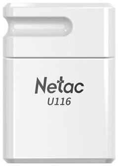 Комплект 5 шт, Флеш-диск 32 GB NETAC U116, USB 2.0, NT03U116N-032G-20WH