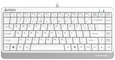 Клавиатура A4Tech Fstyler FKS11 белый/серый USB 19848567993036