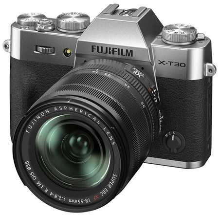 Беззеркальный фотоаппарат Fujifilm X-T30 II Kit XF18-55mm, серебристый 19848569815714