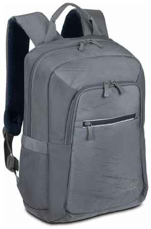 RIVACASE 7523 grey ECO Водоотталкивающий городской рюкзак для ноутбука 13.3-14″ серый 19848570945673