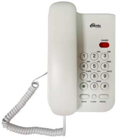 Телефон Ritmix RT-311, белый 19848571306318