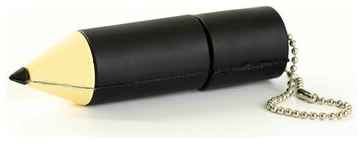Подарочный USB-накопитель карандаш черный 128GB 19848571356958