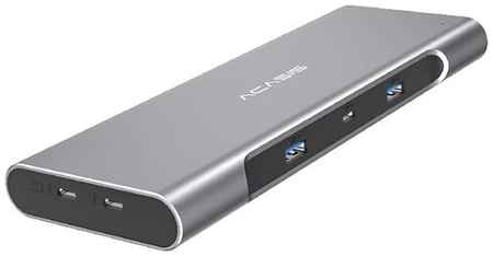 Хаб Acasis CM050 USB3.1 Docking Station 10 in 1 Type-C HUB 8K Expansion Dock SD/TF Card Reader, серый 19848571399486