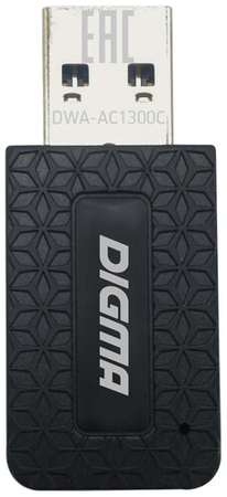 Сетевой адаптер WiFi Digma DWA-AC1300C AC1300 USB 3.0 ант. внутр. 1ант. упак.1шт 19848574125635