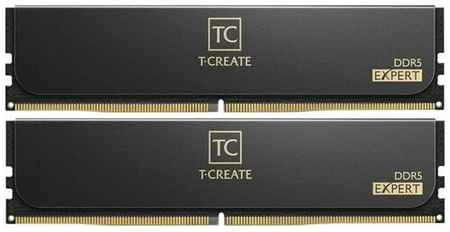 Модуль памяти TEAM GROUP 64GB (32GBx2) Team Group DDR5 6000 DIMM T-CREATE EXPERT(BK) CTCED564G6000HC34BDC01 CL34-44-44-84 1.3V 19848574784456