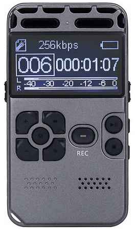Профессиональный цифровой диктофон RW097 с дисплеем+8ГБ памяти/MP3-плеер/диктофон с встроенным датчиком звука 19848576933016