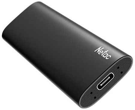 Ssd накопитель Netac Z SLIM Black USB 3.2 Gen 2 Type-C External SSD 128GB, R/W up to 510MB/440MB/s, with USB-C to USB-A cable and USB-A to USB-C adapter 3Y wty (NT01ZSLIM-128G-32BK) 19848577460894