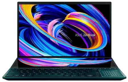 15.6″ Ноутбук ASUS ZENBOOK Pro Duo 15 OLED UX582HM-H2069 3840x2160, Intel Core i7 11800H 2.3 ГГц, RAM 16 ГБ, DDR4, SSD 1 ТБ, NVIDIA GeForce RTX 3060, без ОС, 90NB0V11-M003T0, Celestial Blue 19848582019326